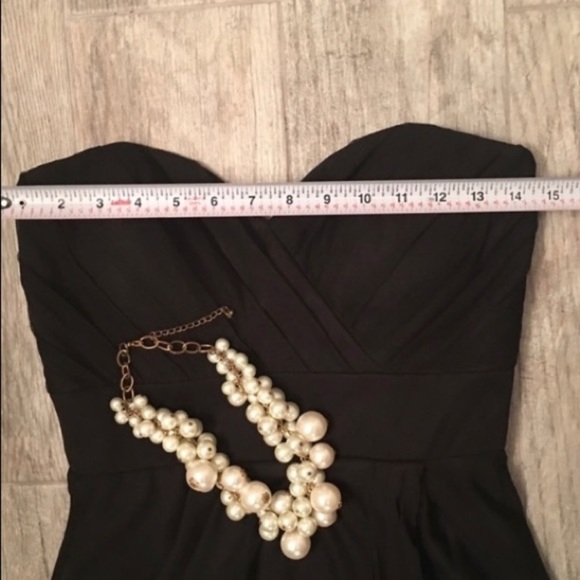 NWT Jasmine Black Strapless Dress Sz 6 oc20 - Picture 6 of 6